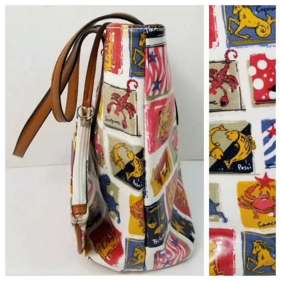 Franco Sarto Horiscope Themed PVC Handbag Coin Prs - Picture 6 of 9